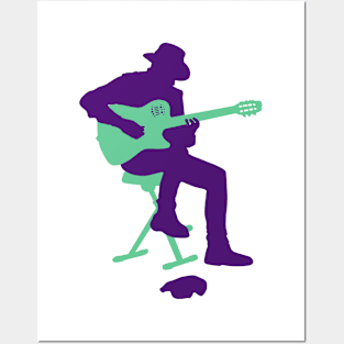 guitarist Posters and Art